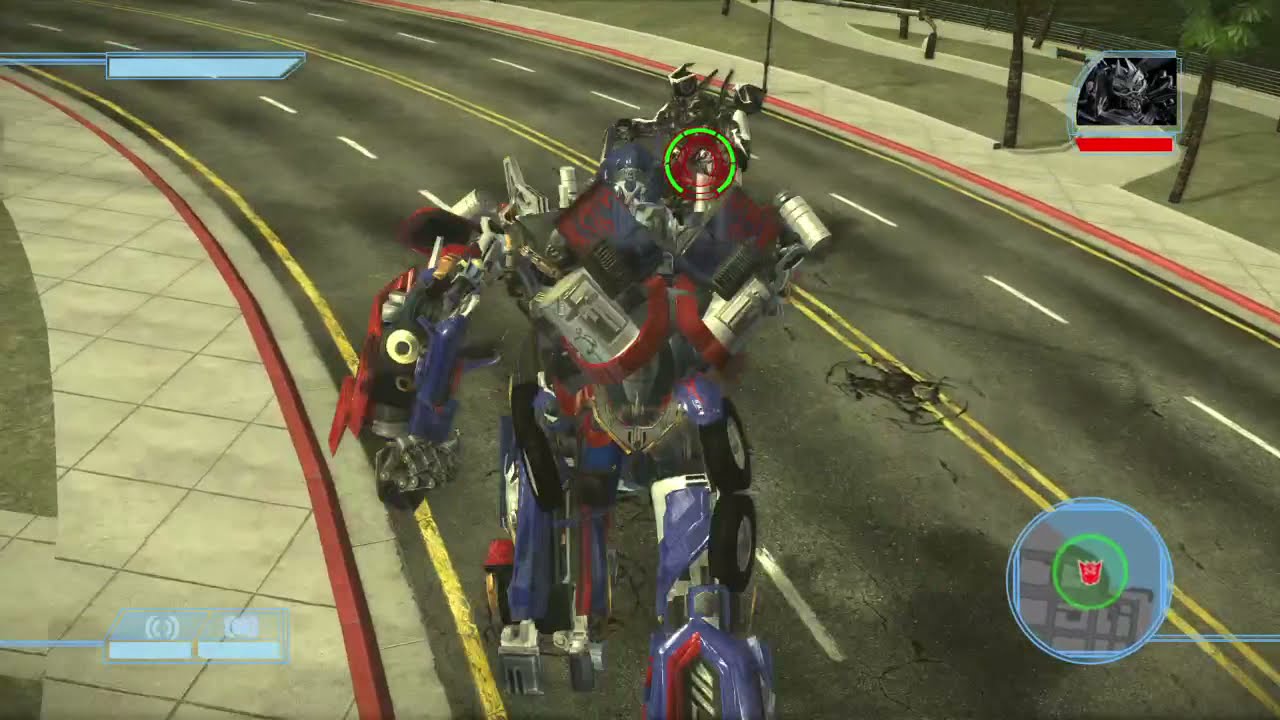 Transformers the game mods: Optimus vs Barricade