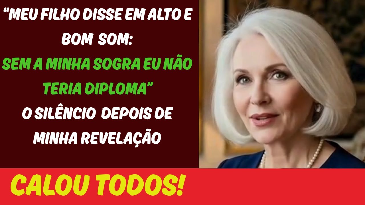 “Na formatura do meu filho, ele agradeceu à sogra … mas eu costurei noites inteiras para isso”