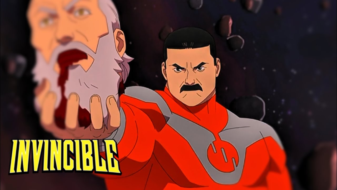 Thragg Rips Off Thaedus&rsquo; Head | Invincible S4 E7 