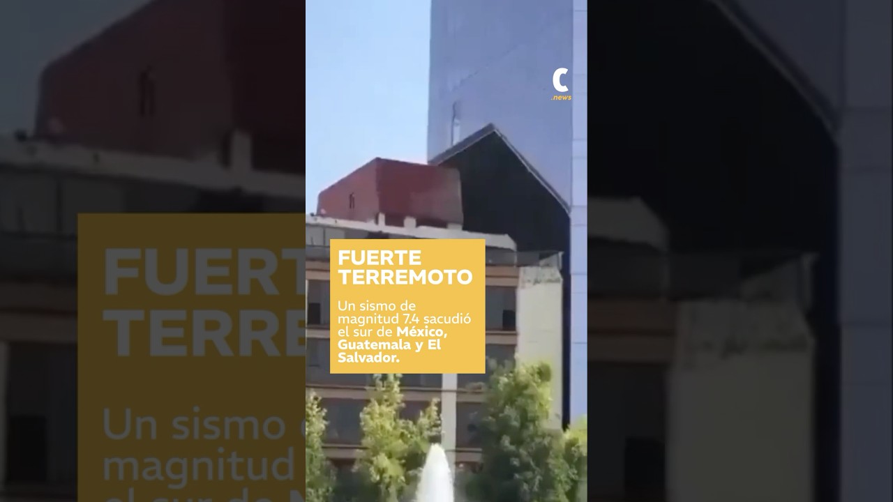 ALERTA DE TSUNAMI por FUERTE TERREMOTO en M&eacute;xico, Guatemala y El Salvador