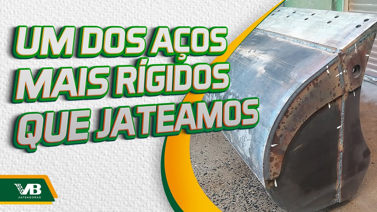 Jateamento de aço Hardox 450