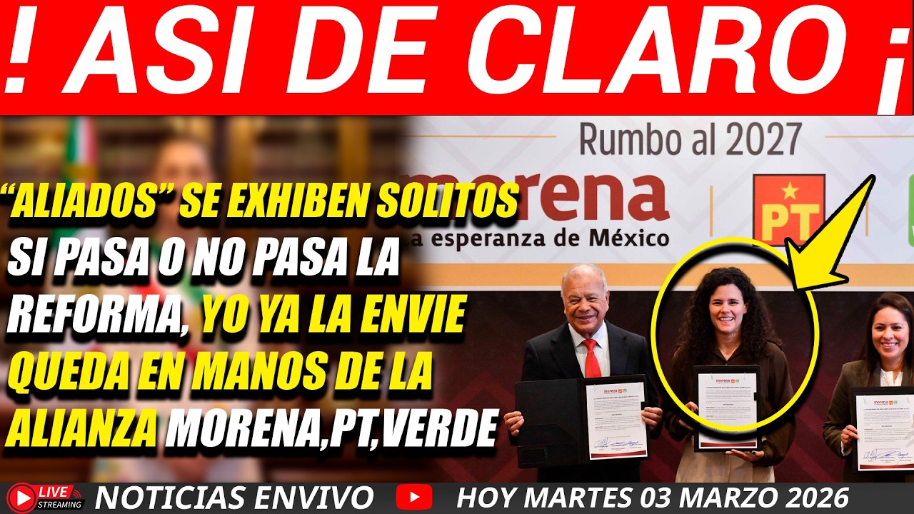 SE ACABO ¡ ALIADOS TRAICIONAN A SHEINBAUM ¡ SE EXHIBEN SOLITOS ! NO QUIEREN PERDER EL HUESO
