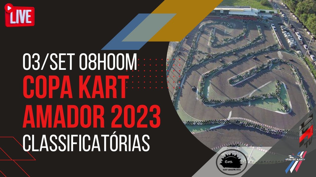 COPA KART AMADOR 2023 - CLASSIFICATÓRIAS - FÃS DE KART!