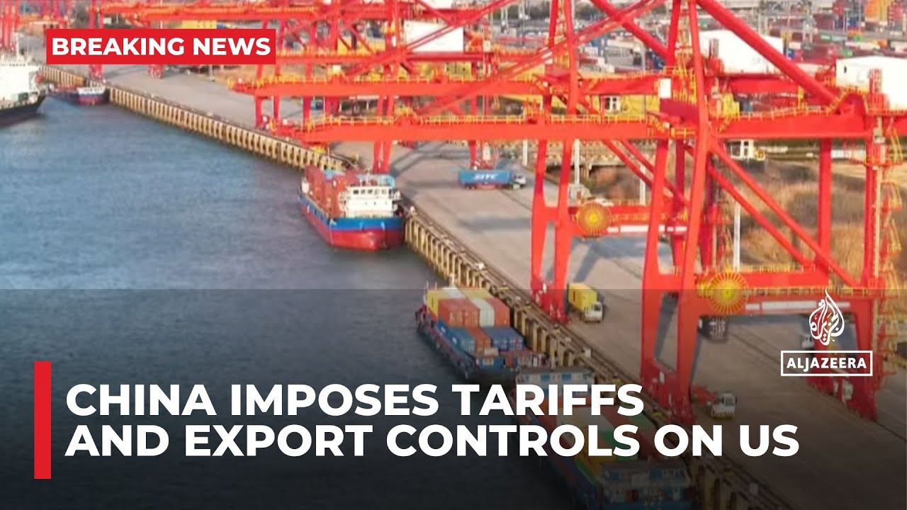 China imposes tariffs on US