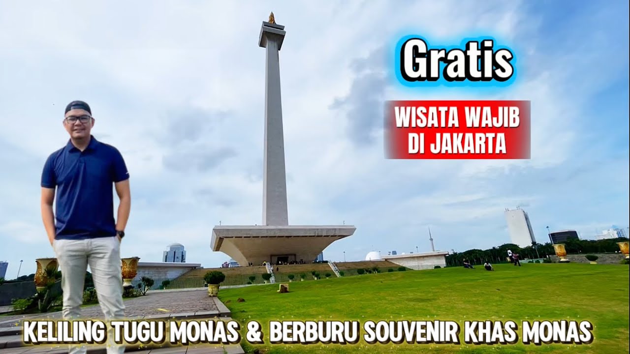 PESONA TUGU MONUMEN NASIONAL (MONAS), RUTE TERBAIK DARI HALTE BUSWAY KE TUGU MONAS! WISATA JAKARTA