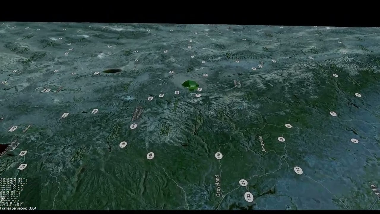 JME-Maps From San Francisco to Chicago Zoom and Move Test