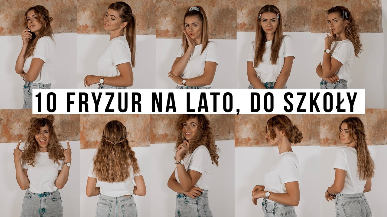 10 MODNYCH FRYZUR NA LATO, DO SZKOŁY | CheersMyHeels