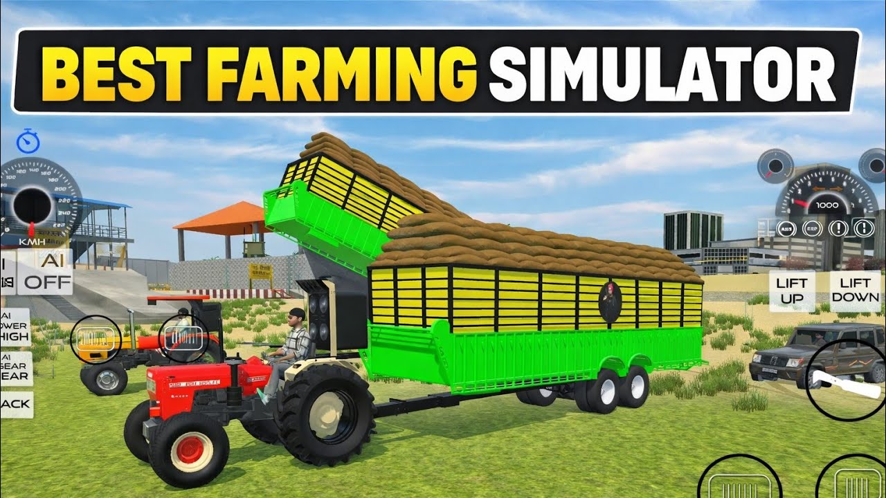 Tractor With Thresher with Tanker with Big Trolley from tha Swaraj John Deere Mahindra #tractor 