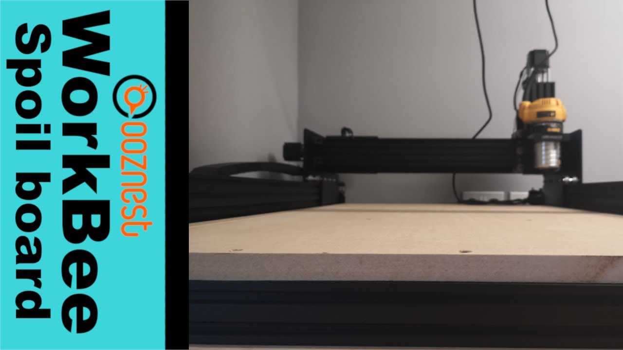 Surfacing a Ooznest WorkBee wasteboard using Vectric Aspire