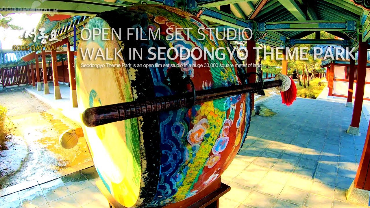 【4K⁶⁰Full】 Korean historical drama Open Film Set Studio Seodongyo Theme Park Walk around⭕️서동요 테마파크