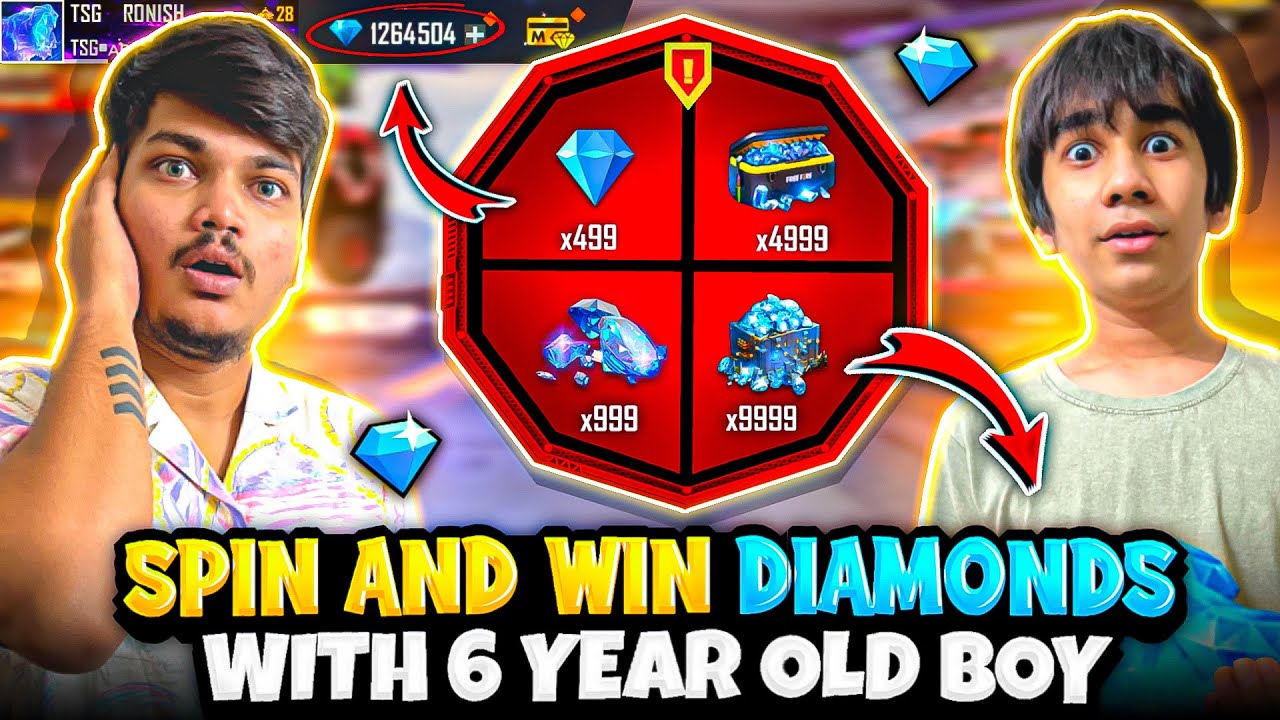 Challenging 6 Year Old Boy To Win 1,00,000 Diamonds💎 And Make POOR I’d RICH😍 -Garena Free Fire