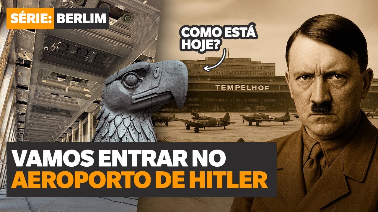 POR DENTRO DO AEROPORTO DE HlTL3R EM BERLIM! CONHEÇA TEMPELHOF!