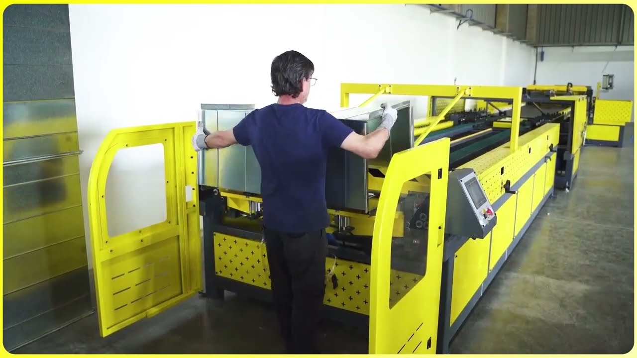 MÁQUINA LINHA FABRICAÇÃO DUTO COMPLETA TDC