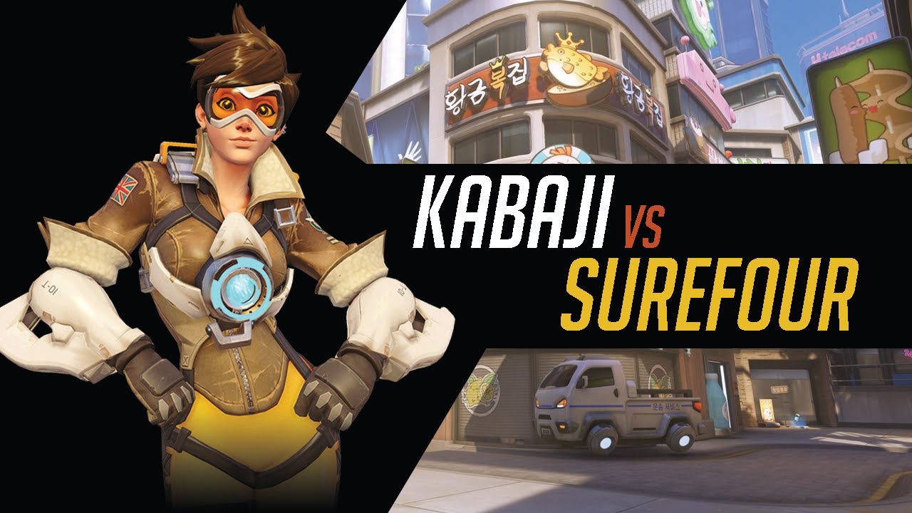 Overwatch - Kabaji Dude Tracer Againts Surefour [High SR gaming]
