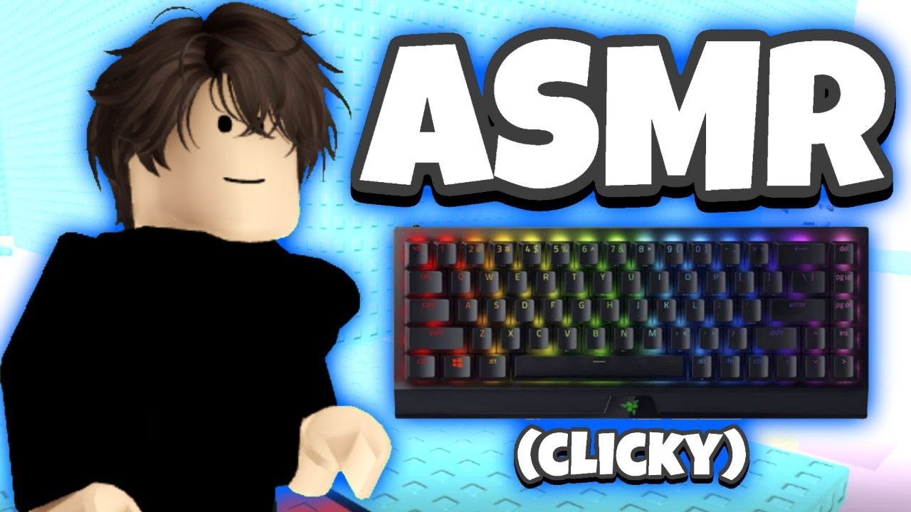 Qcraft does Keyboard ASMR!! (clicky sounds)