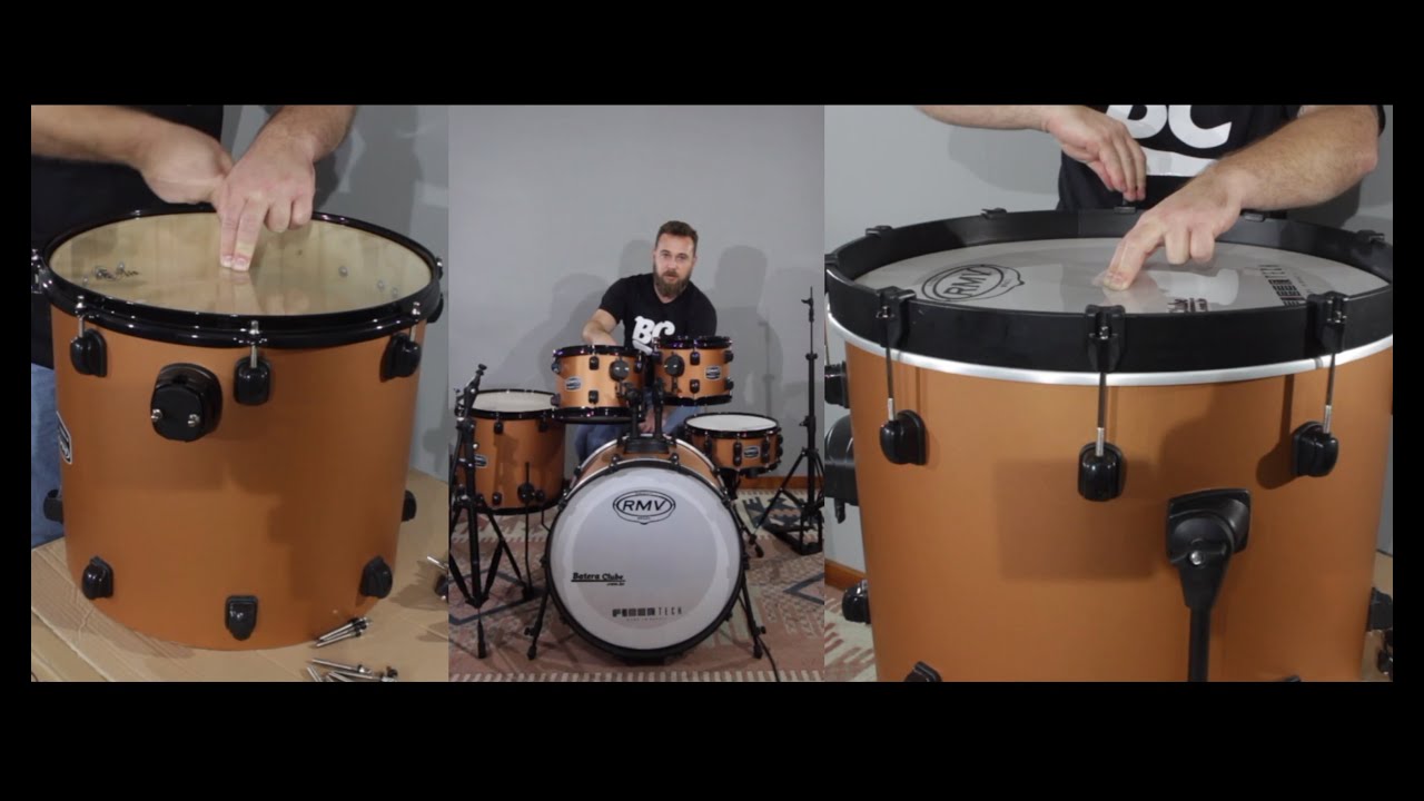 Dicas de AFINAÇÃO de Bateria. Peles, ajustes e timbres.