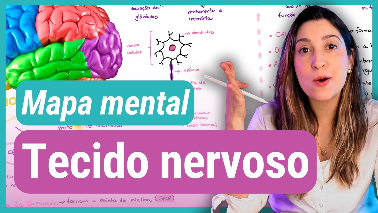 Faça um MAPA MENTAL junto comigo! TECIDO NERVOSO