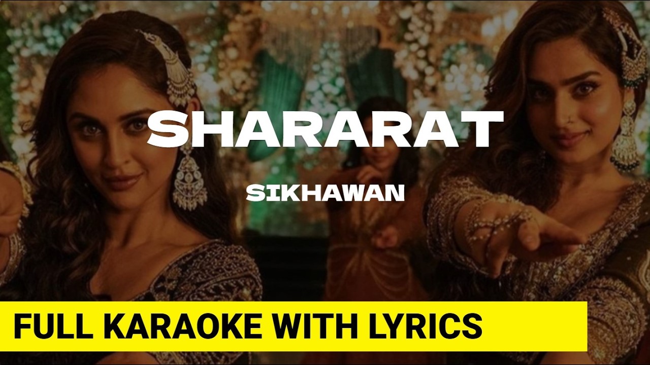 Shararat (Karaoke): Dhurandhar | Ranveer | Jasmine Sandlas | Jado Naina Milawa Karaoke Full Song