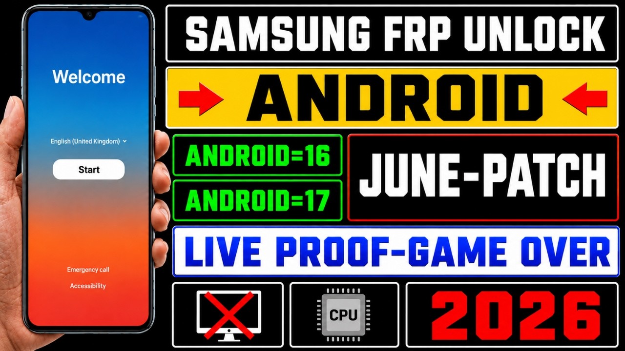🔥 **Samsung FRP Bypass | Android 16/17 | Latest Security Update | No PC | New Trick 2026 Update**