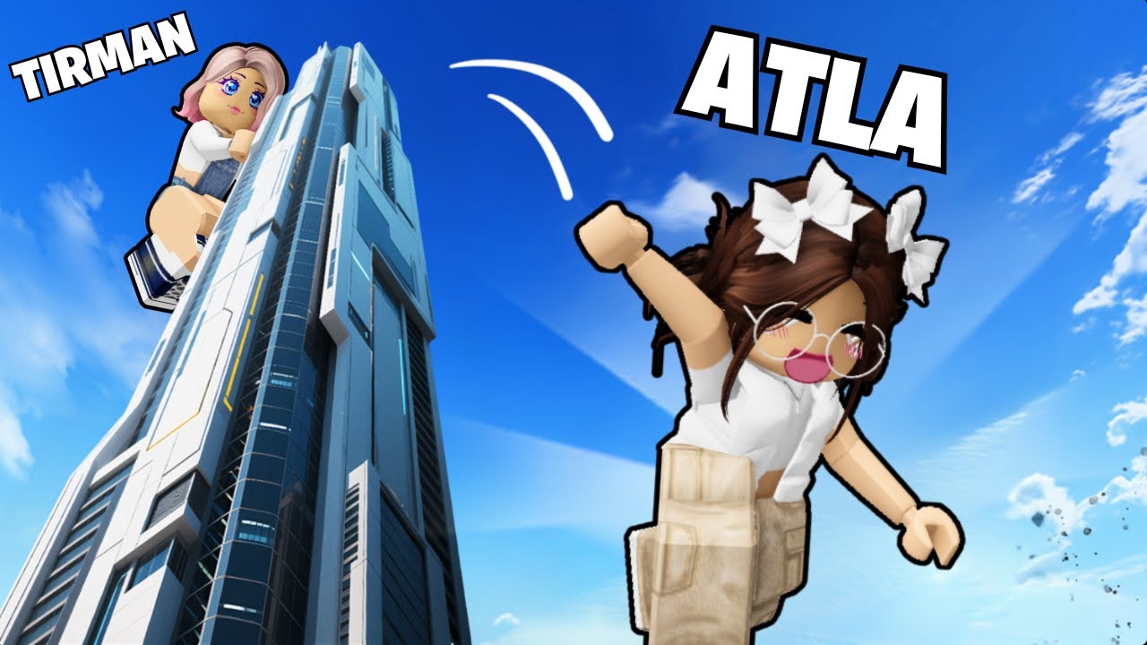 EN YÜKSEK KULEYE TIRMAN VE ATLA 2😊AYŞEM ECE ARI💥ARIGİLLER🐝ROBLOX CLIMB AND JUMP TOWER
