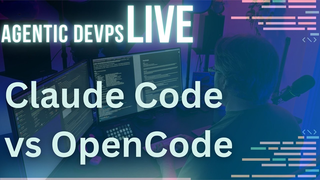 On Stream: Claude Code vs. OpenCode