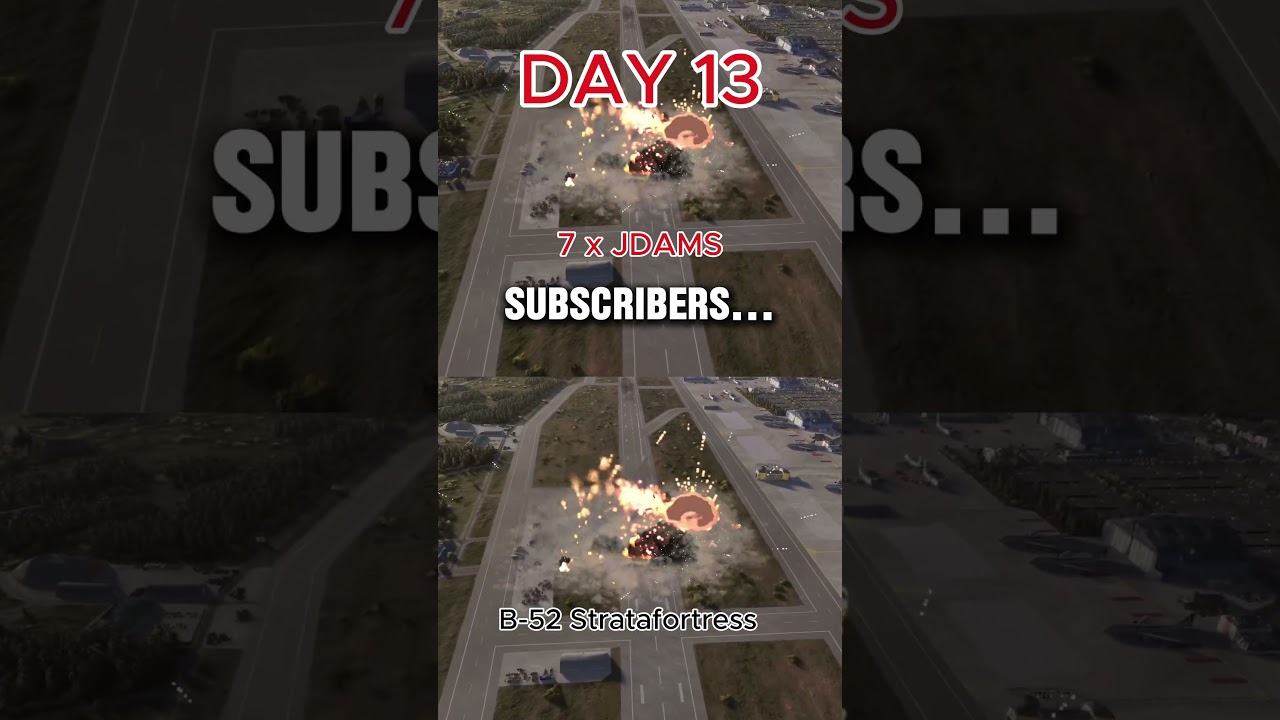 Day 13 : LJDAM Challenge (Subscribe to ADD +1 JDAM)  #brokenarrow #rts #aviation #warfare #tactics