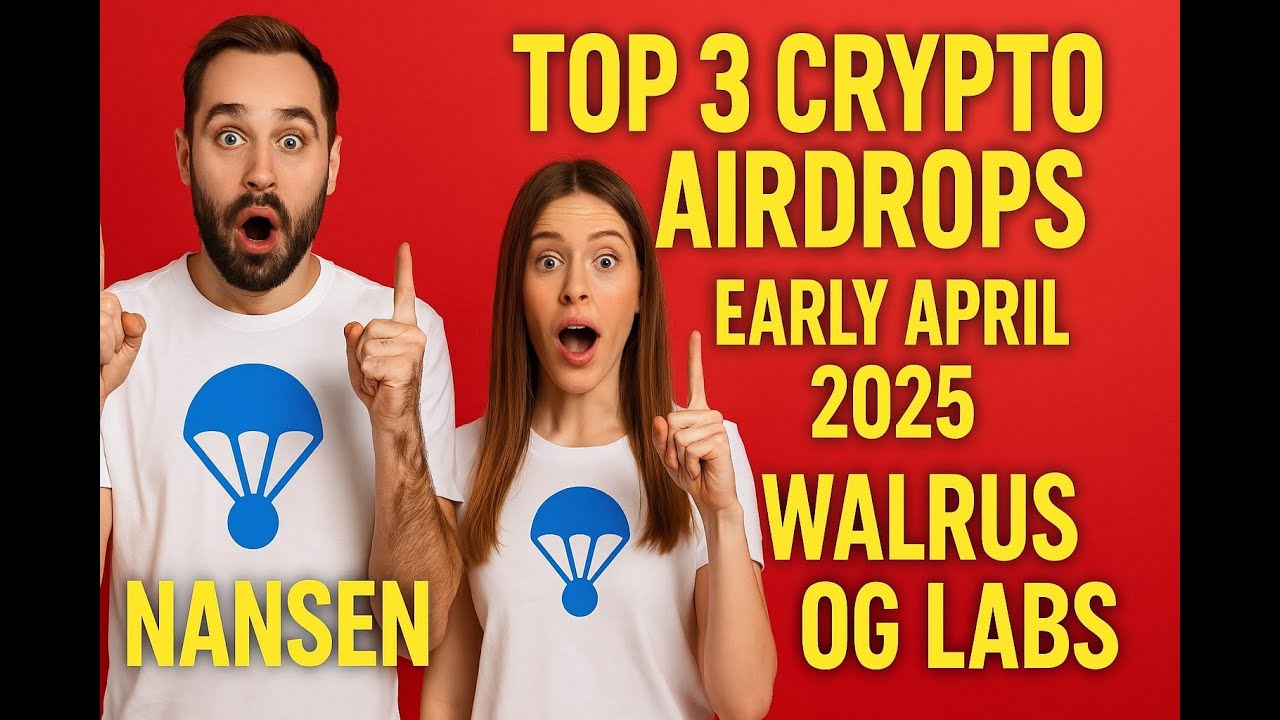crypto airdrops | Top 3 Cryptocurrency Airdrops to Watch in Early April 2025 #podcast #airdrops