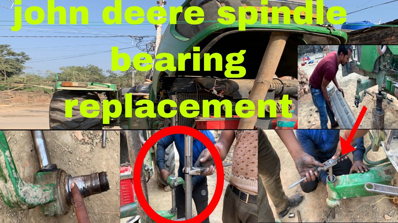 john deere front spindle replacement | john deere spindle bearing replacement