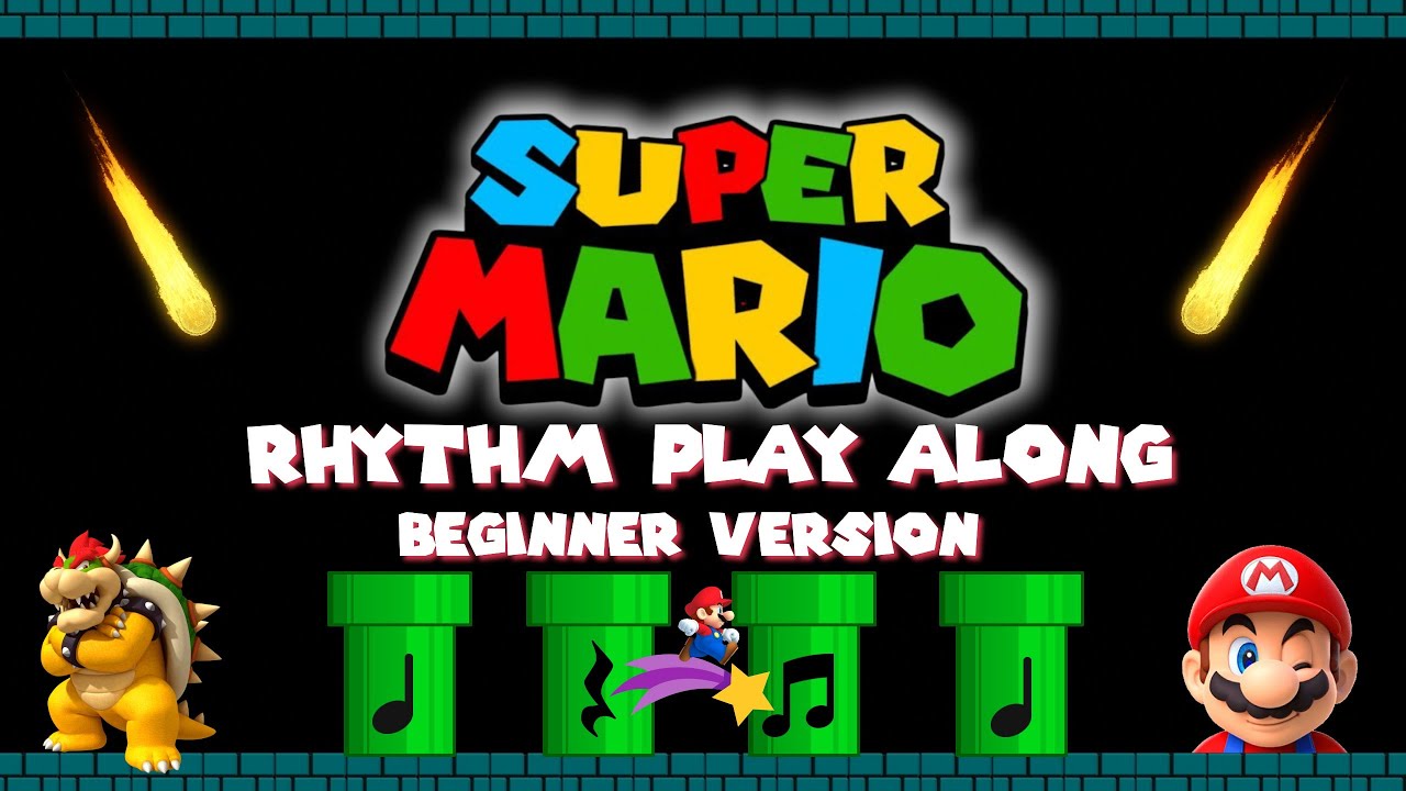 Mario Rhythm Play Along: Elementary Music Class [Beginner Version]
