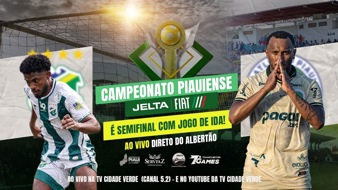 Altos x Atlético-PI | AO VIVO |  Campeonato Piauiense Jelta Fiat 2026 - Semifinal (Ida)