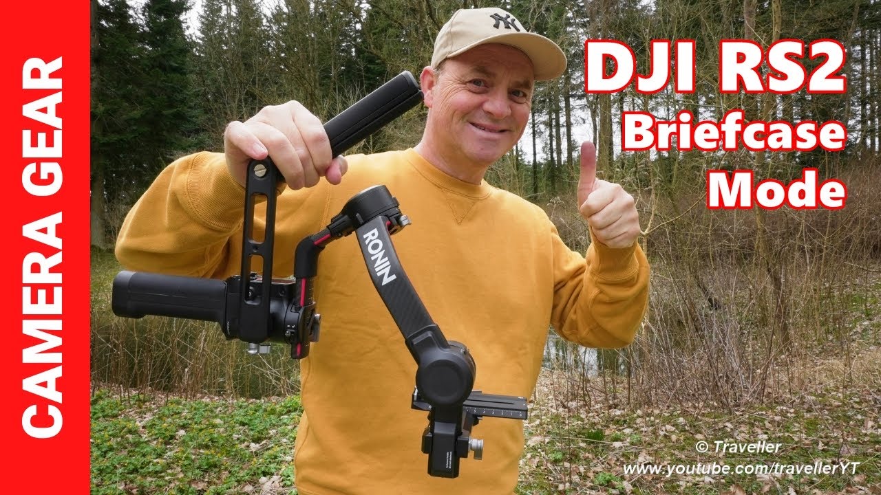 DJI RS2 Gimbal - How to Attach Handle for Briefcase Mode & Underslung Mode | DJI Gimbal Tutorial