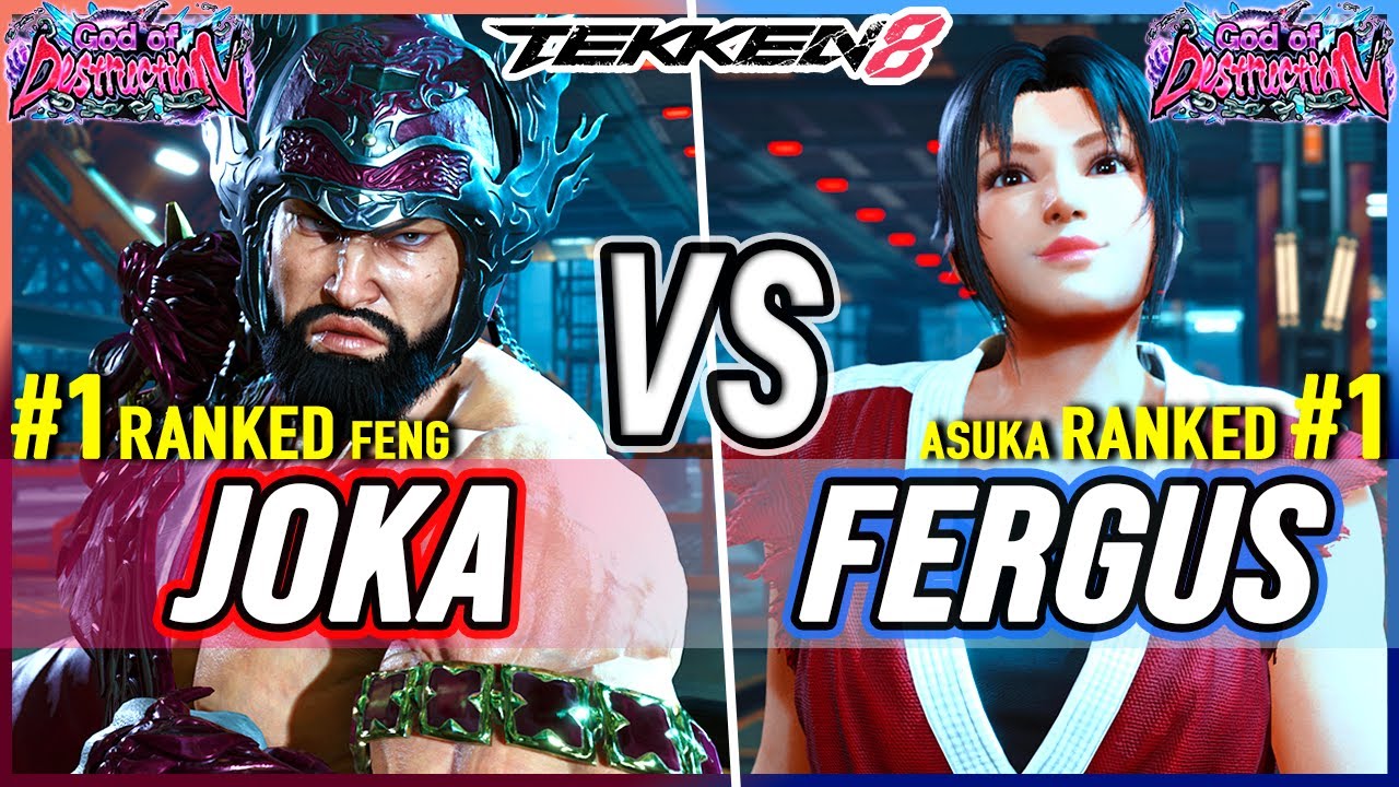 T8 🔥 JoKa (#1 Ranked Feng) vs Fergus (#1 Ranked Asuka) 🔥 Tekken 8 High Level Gameplay