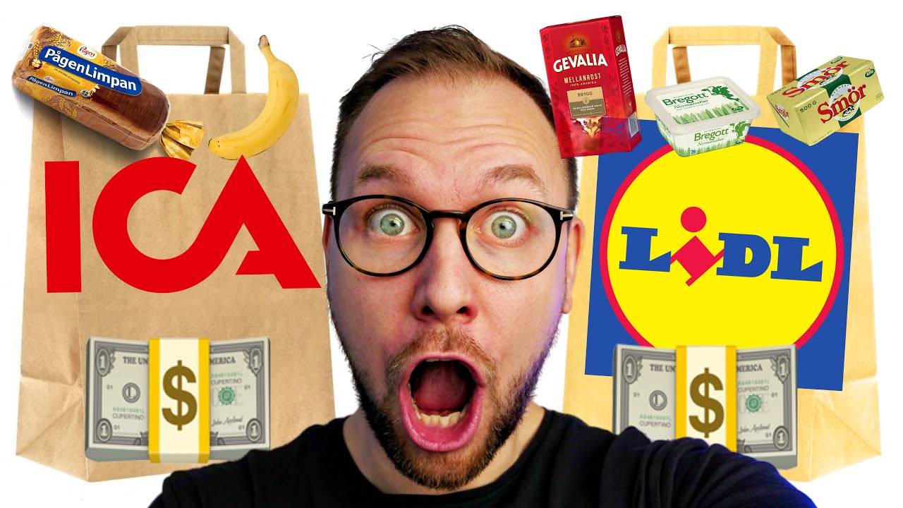 LIDL vs ICA - Vilken mat är BILLIGAST?