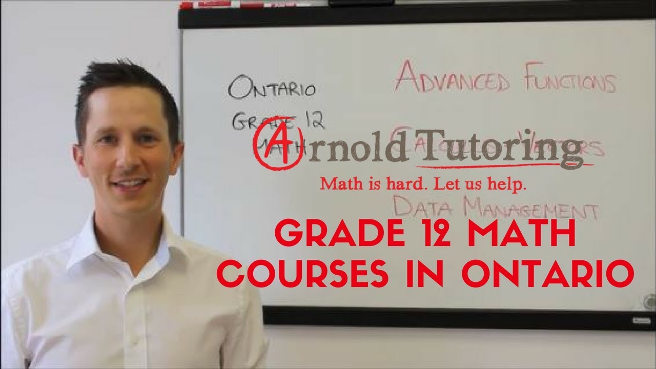 Grade 12 Math Courses in Ontario