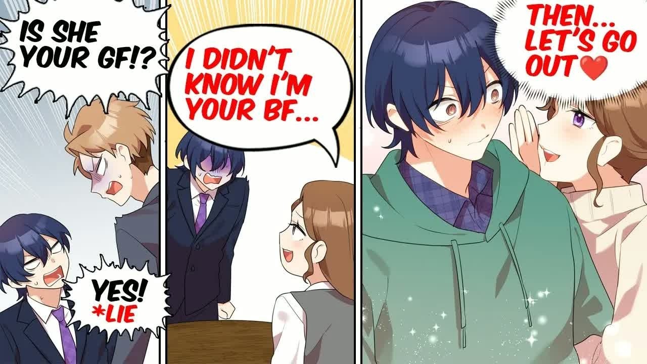 Manga Dub I Lied That My Crush Is My Girlfriend And She Actually Dated Me For Real  RomCom