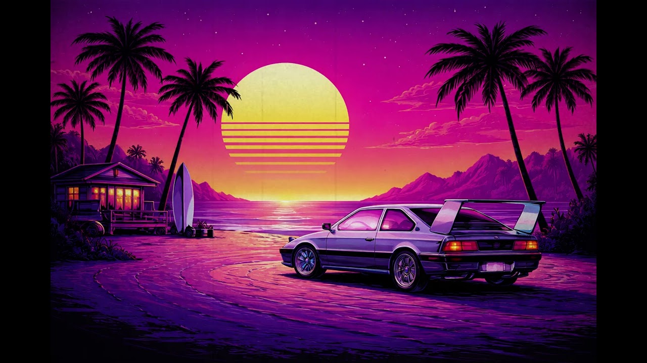 Back to the Future – Neon Timewarp | Synthwave Instrumental | PhantomDriver