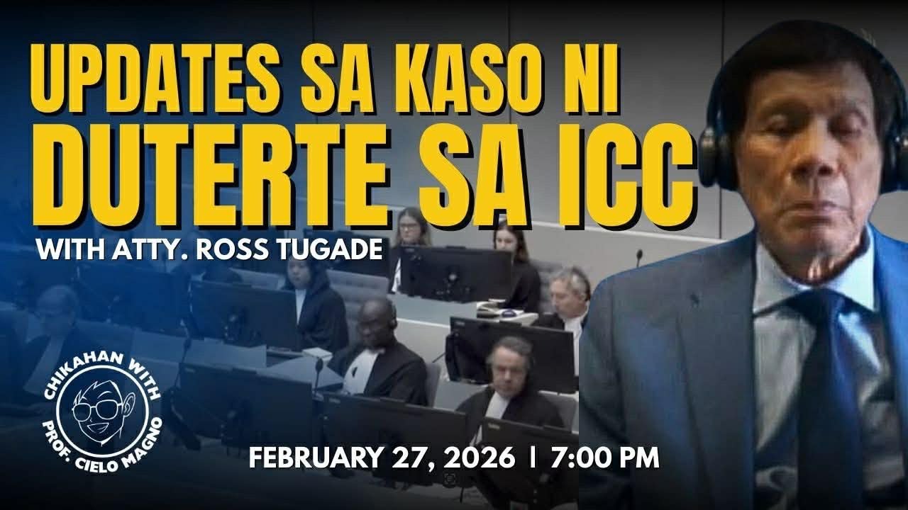Updates sa Kaso ni Duterte sa ICC