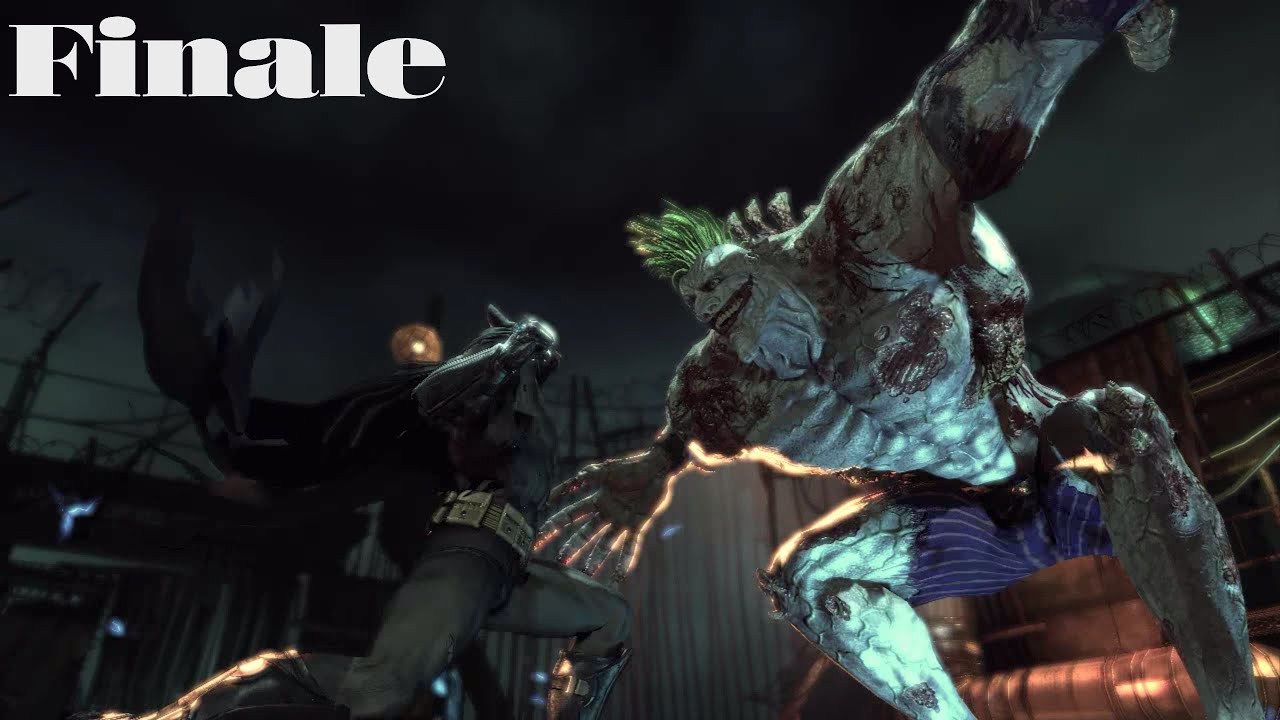 Let's Play Batman Arkham Asylum GOTY Edition (all trophies, hard)! FINALE!! Giant Joker monster!