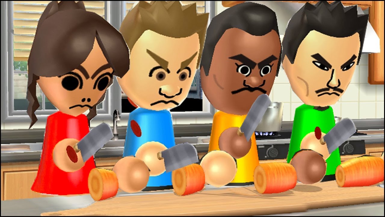 Wii Party MiniGames - Player Vs Chika Vs Saburo Vs Tommy (4 Players On Beginner Difficulty)