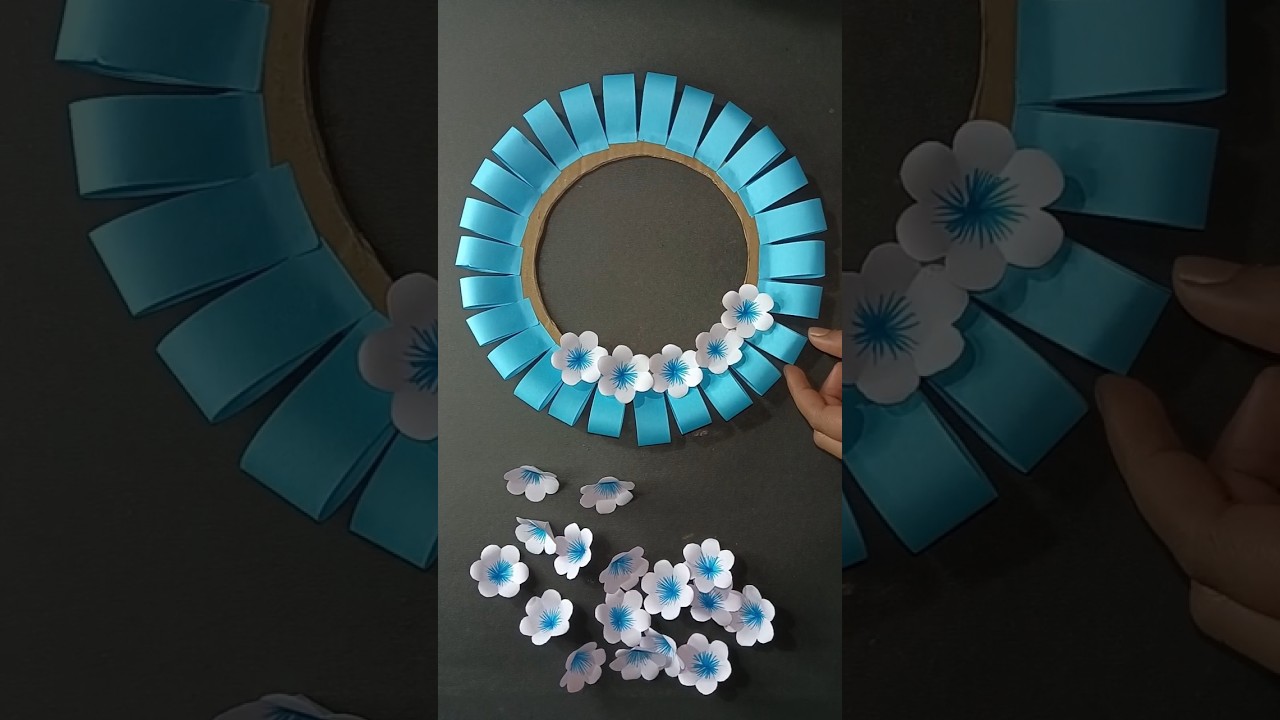 beautiful paper wall hanging #paper #diy #viral  paper craft ideas