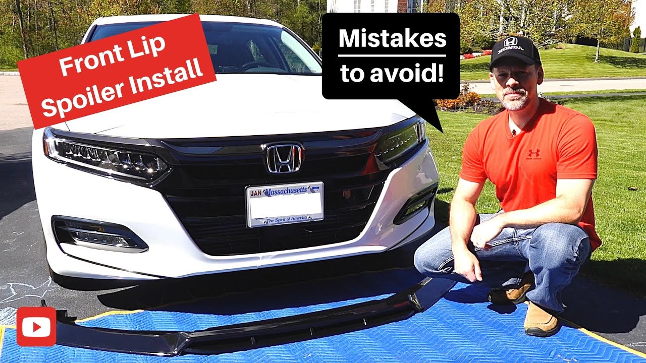 10th Gen. Honda Accord - How-To: Front Lip Spoiler Install