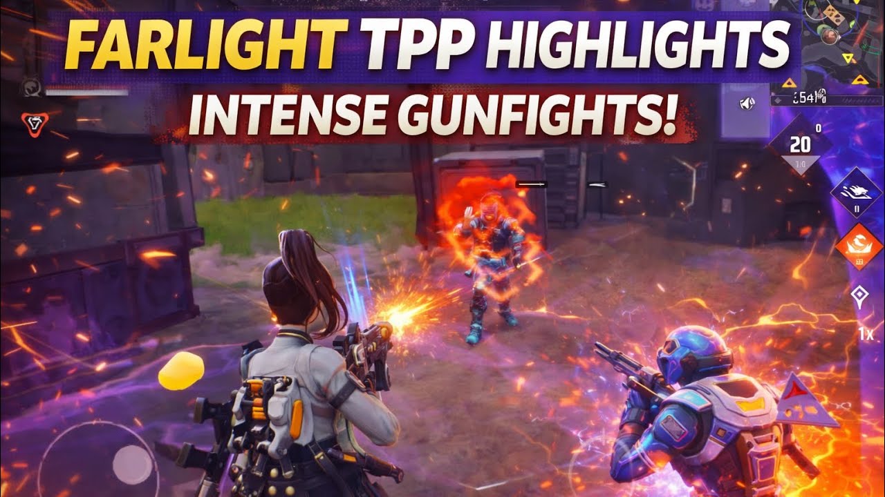 FARLIGHT 84 TPP HIGHLIGHTS 😱🔥 | INTENSE GUNFIGHTS & CLUTCH MOMENTS #Farlight84 #tpp #trending #1v3 