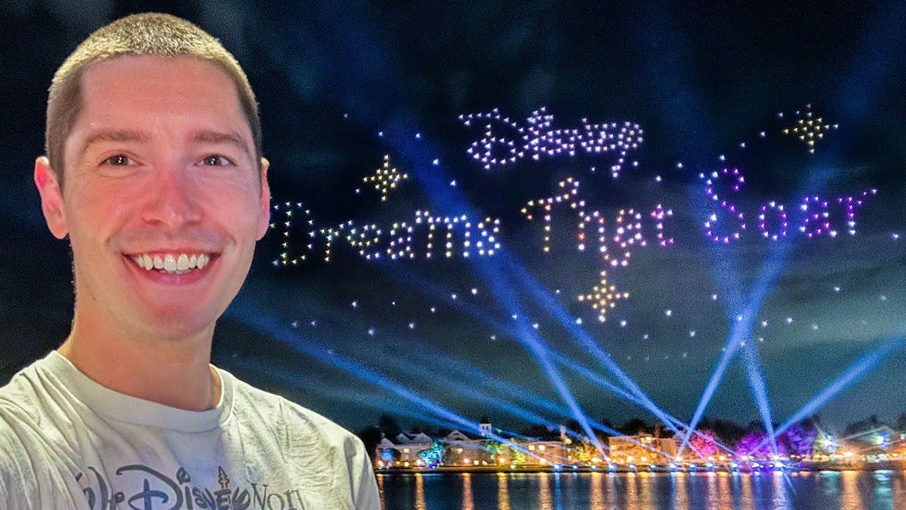 Disney World’s FREE Drone Show at Disney Springs! | Dreams that Soar