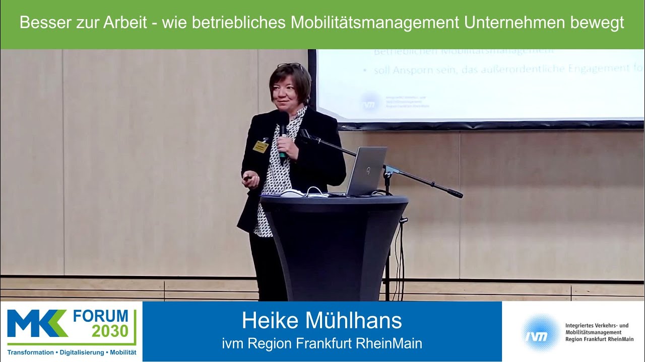 Besser zur Arbeit – Wie Betriebliches Mobilitätsmanagement Unternehmen bewegt | Heike Mühlhans (ivm)