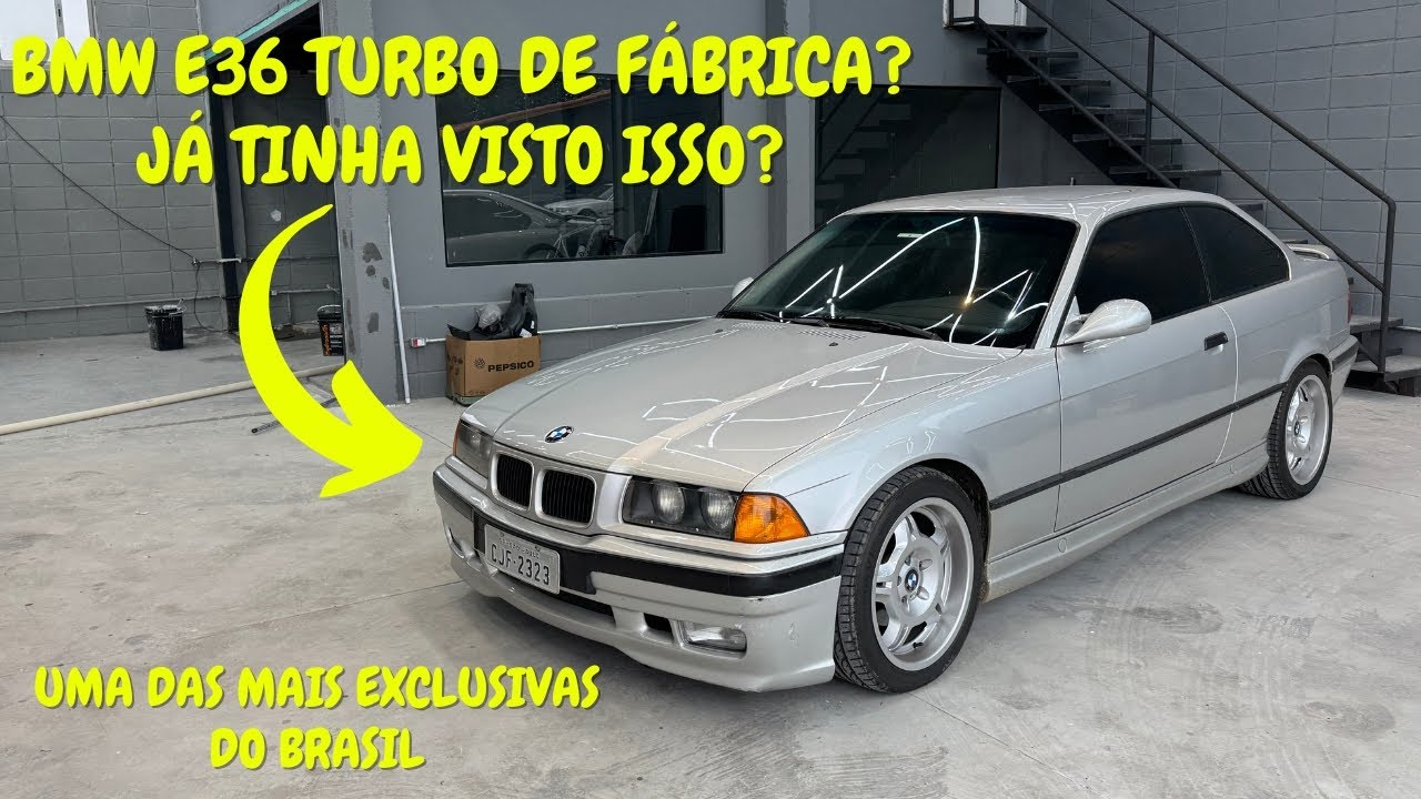 BMW E36 TURBO DE F&Aacute;BRICA? UMA DAS MAIS EXCLUSIVAS DO BRASIL!