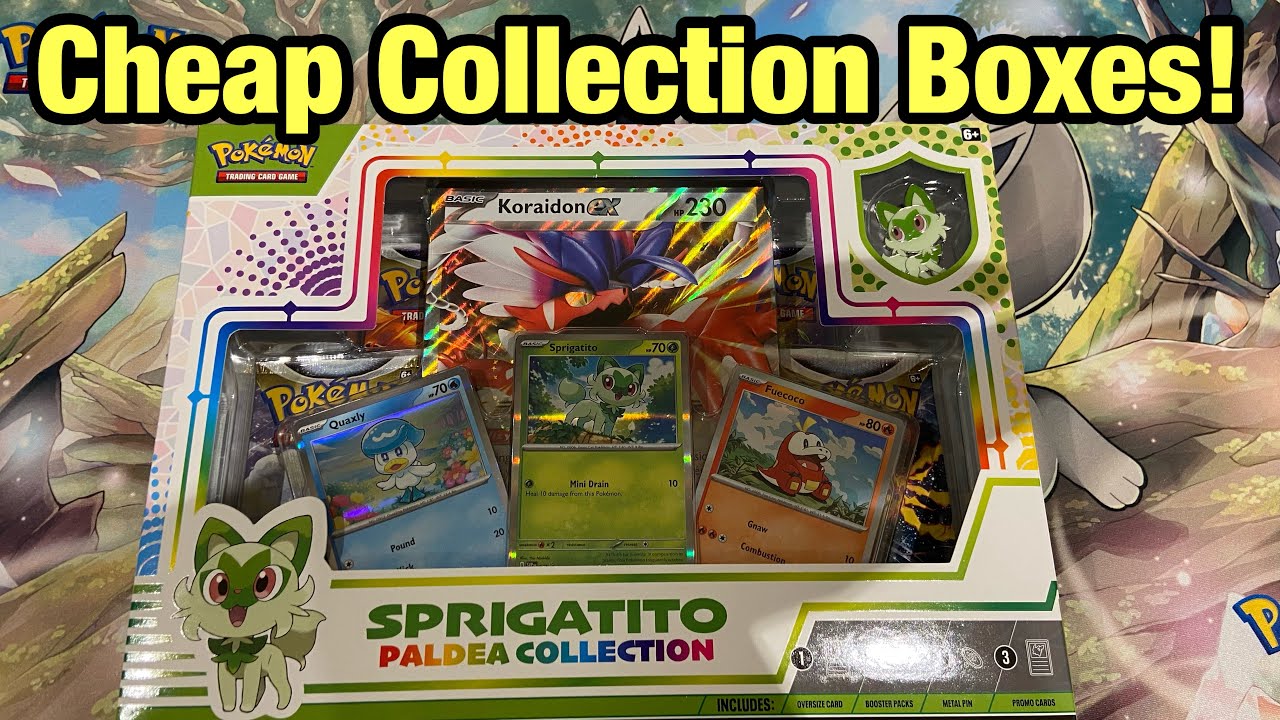 Should you buy the Sprigatito Paldea Collection Box? Pokémon TCG opening!