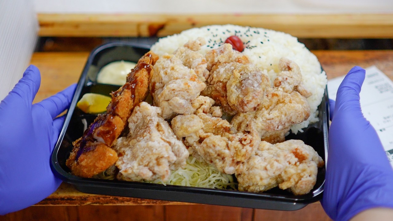 Giant Food Jumbo Fried Chicken Bentos открывает новые магазины Японская еда Саппоро