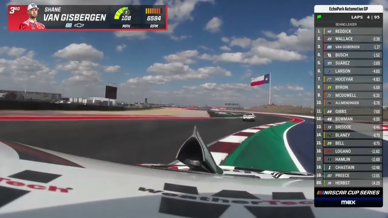 2025 NASCAR Cup COTA  - #88 Shane Van Gisbergen P6 Finish Full Onboard