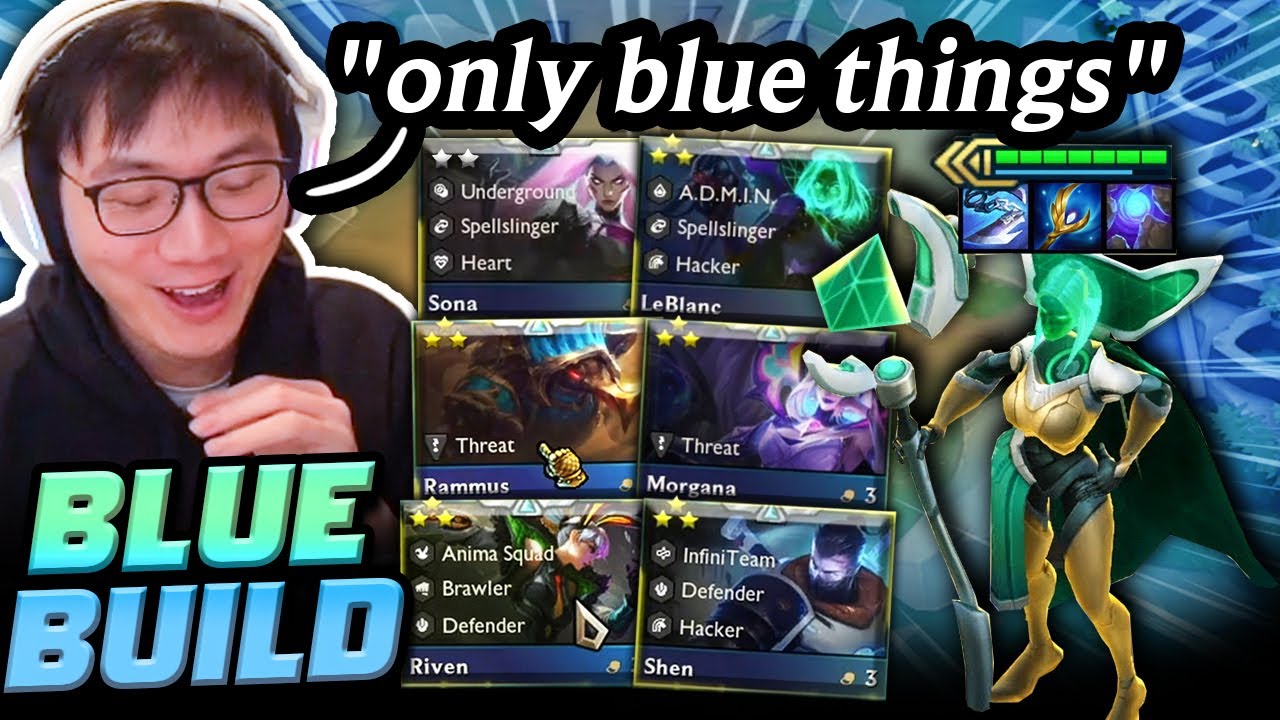 TFT But I Only Build And Buy Blue Things