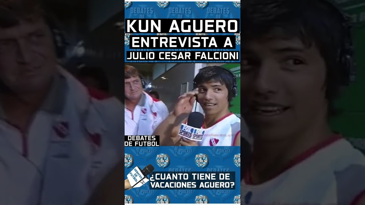 KUN AGUERO ENTREVISTA a FALCIONI #shorts #curiosidades